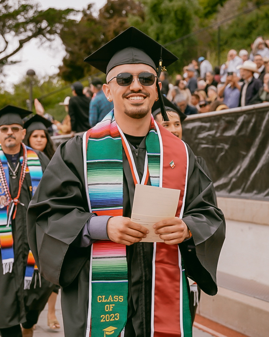 Student at Commencement